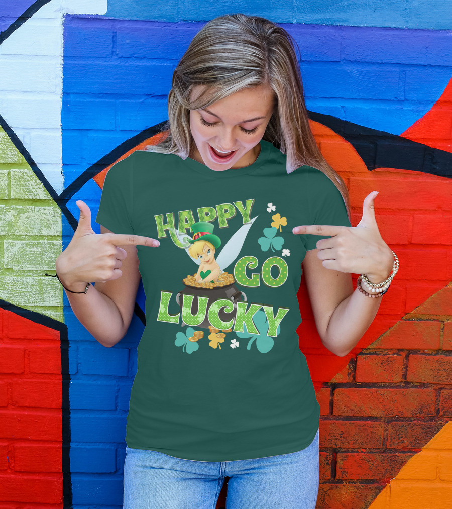 Happy Go Lucky Tinkerbell T-Shirt
