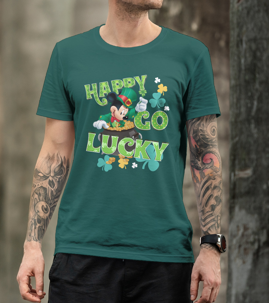 Happy Go Lucky Mickey T-Shirt