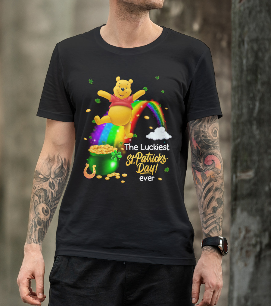 The Luckiest St. Patrick's Day Ever Pooh T-Shirt