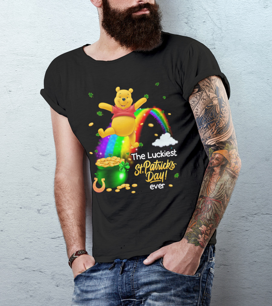The Luckiest St. Patrick's Day Ever Pooh T-Shirt