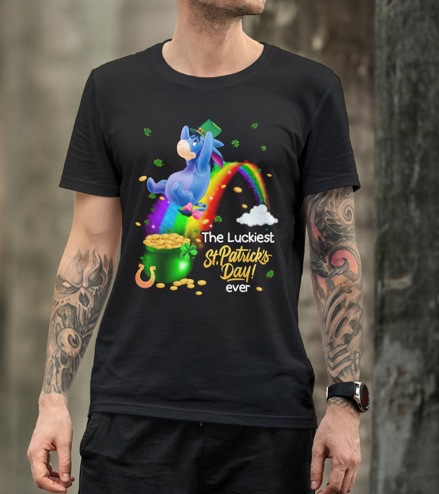 Eeyore The Luckiest St. Patrick's Day Ever T-Shirt
