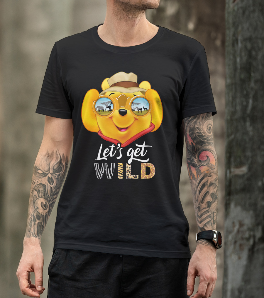 Let's Get Wild Pooh Safari Adventure T-Shirt
