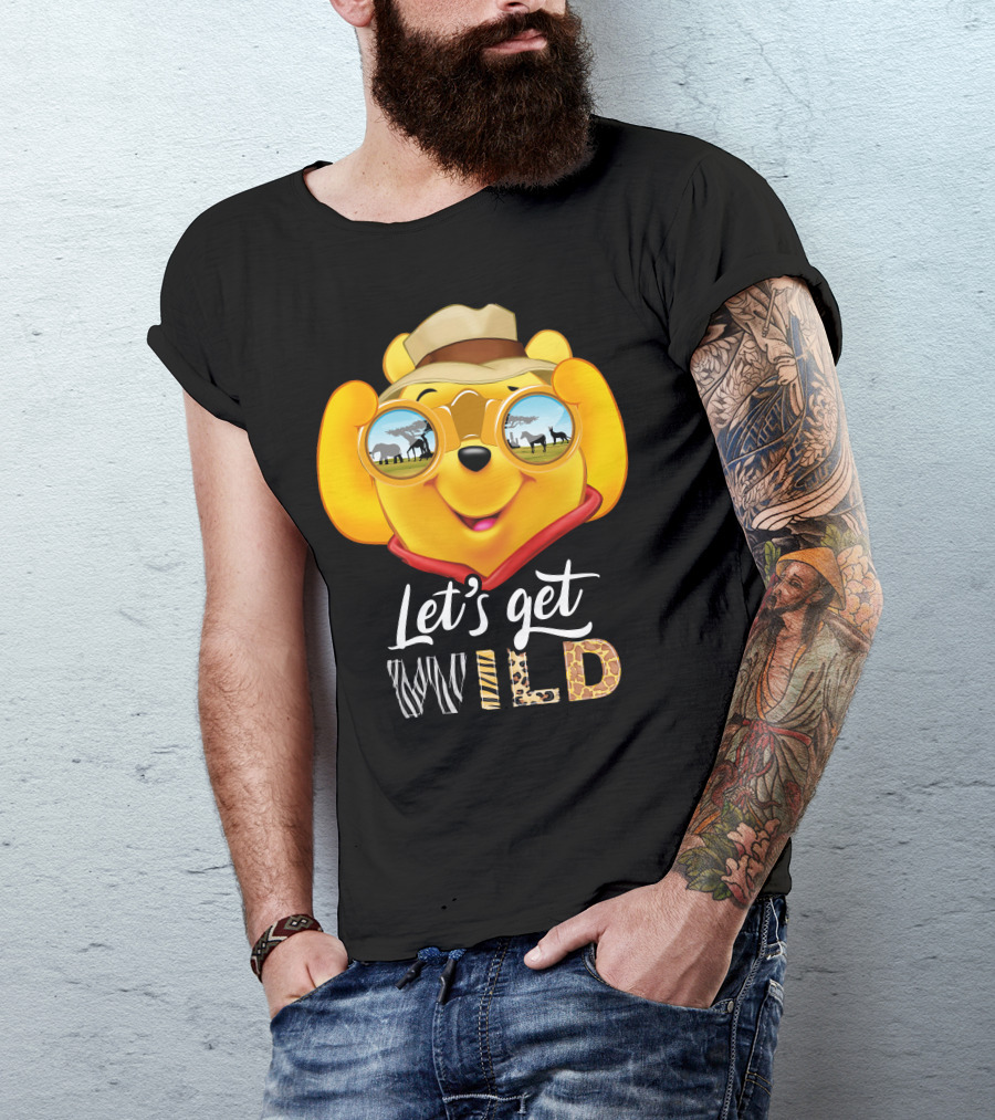 Let's Get Wild Pooh Safari Adventure T-Shirt