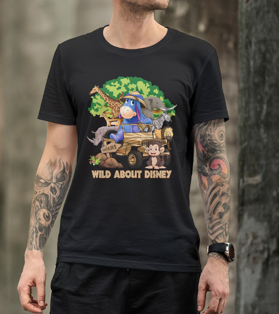 Wild About Disney Eeyore Safari Animal Adventure T-Shirt