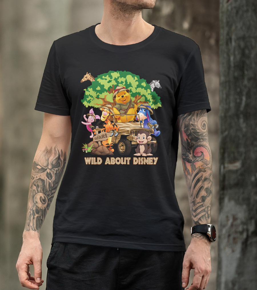 Winnie The Pooh Safari Adventure Wild About Disney T-Shirt