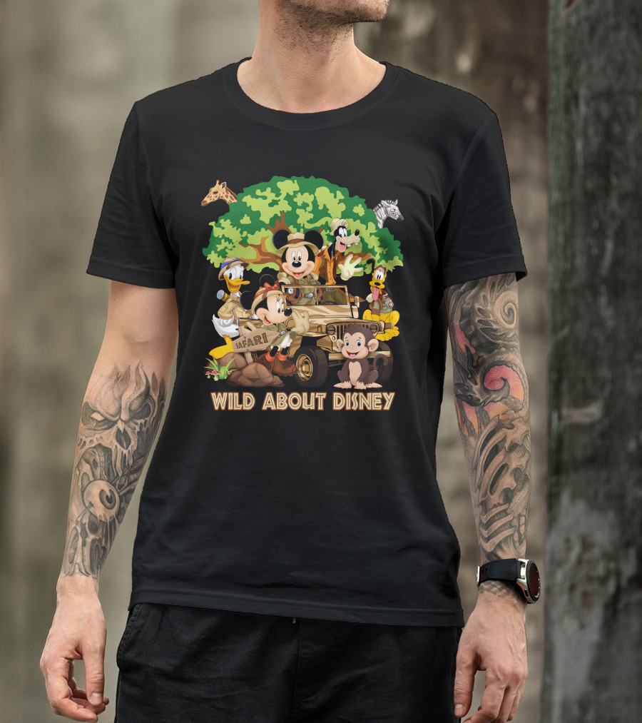 Wild About Disney Safari Mickey And Friends T-Shirt