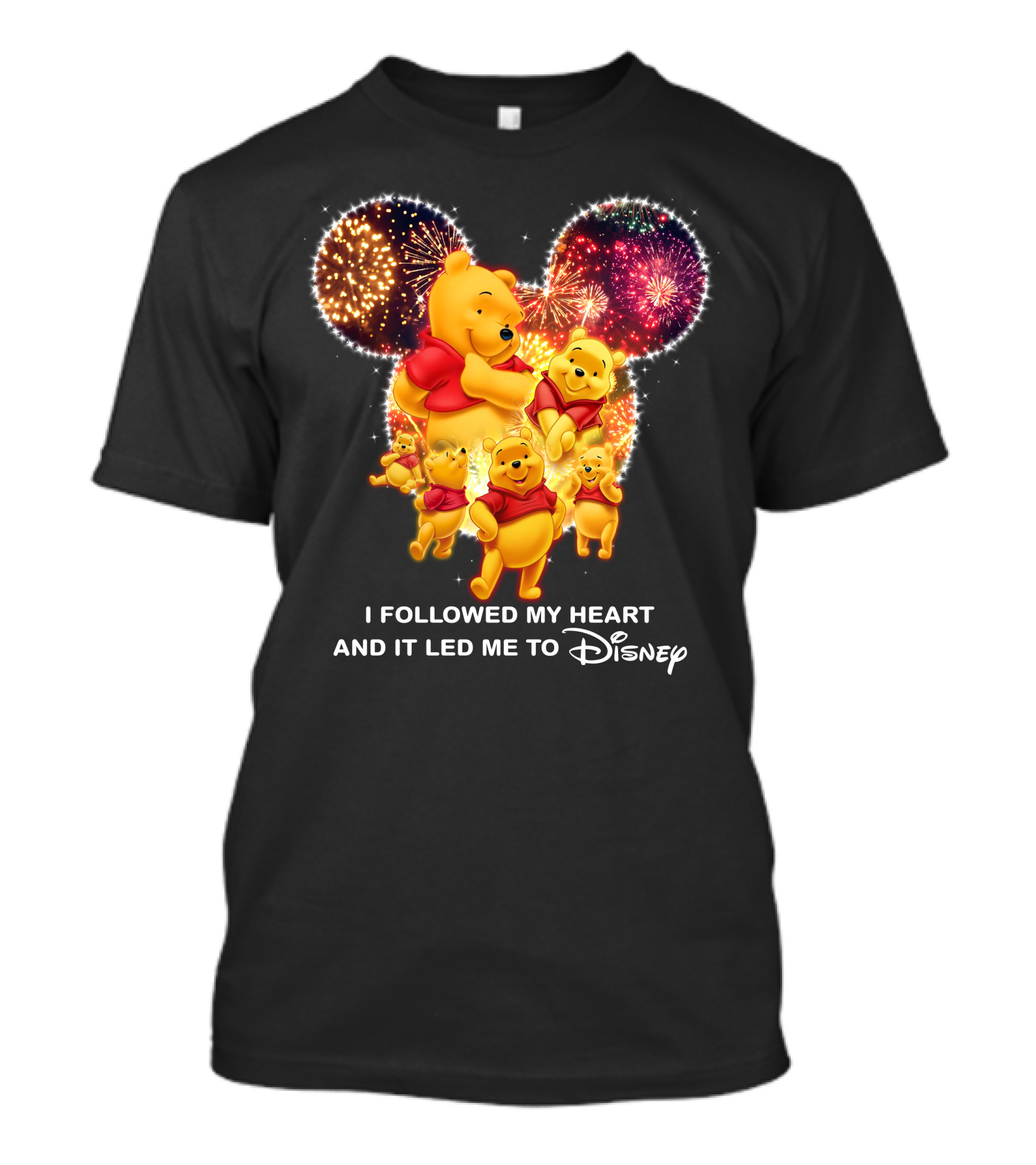 I Followed My Heart And It Led Me To Disney Pooh T-Shirt