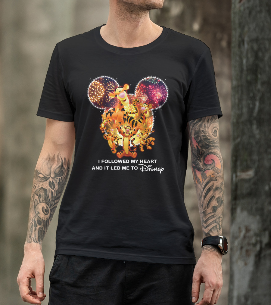 Tigger I Followed My Heart And It Led Me To Disney T-Shirt