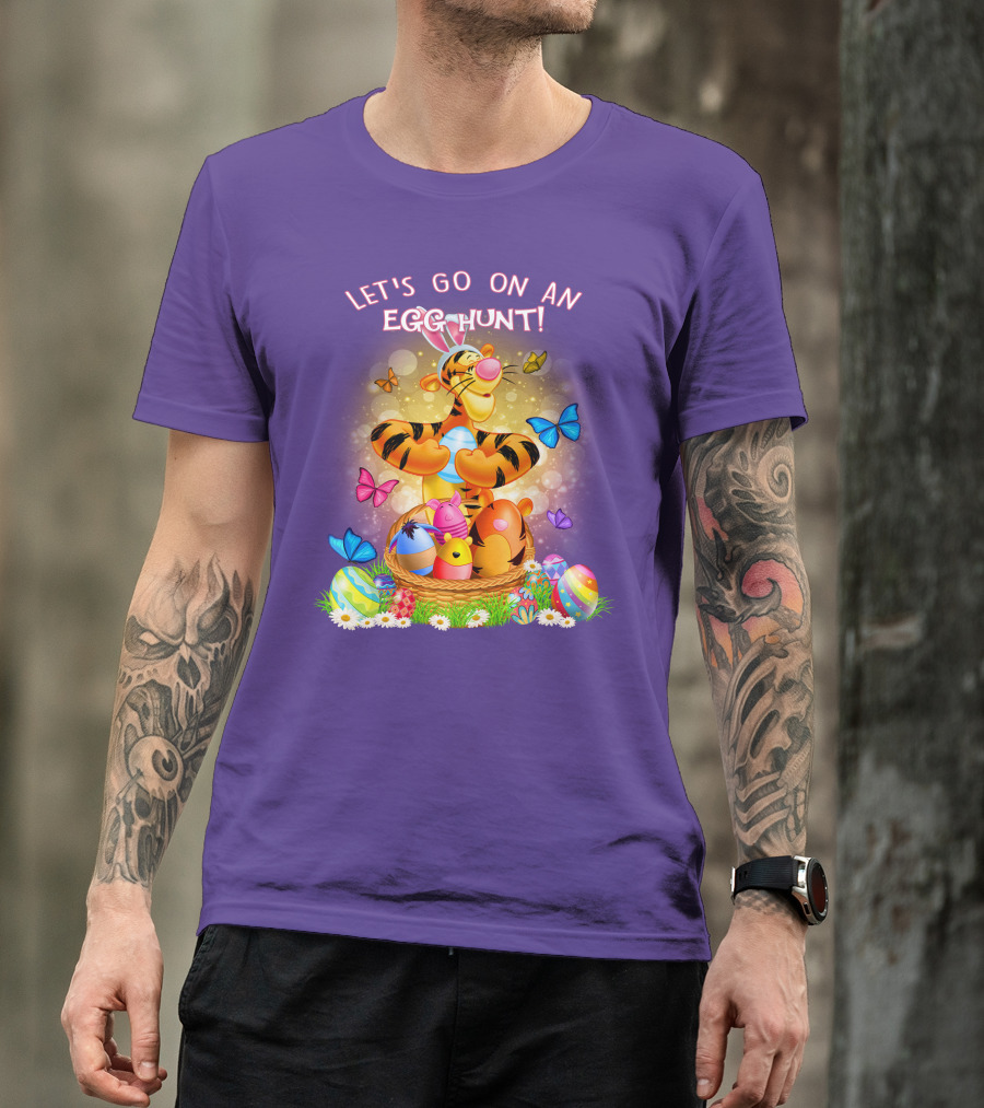 Let's Go On An Egg Hunt Tigger T-Shirt