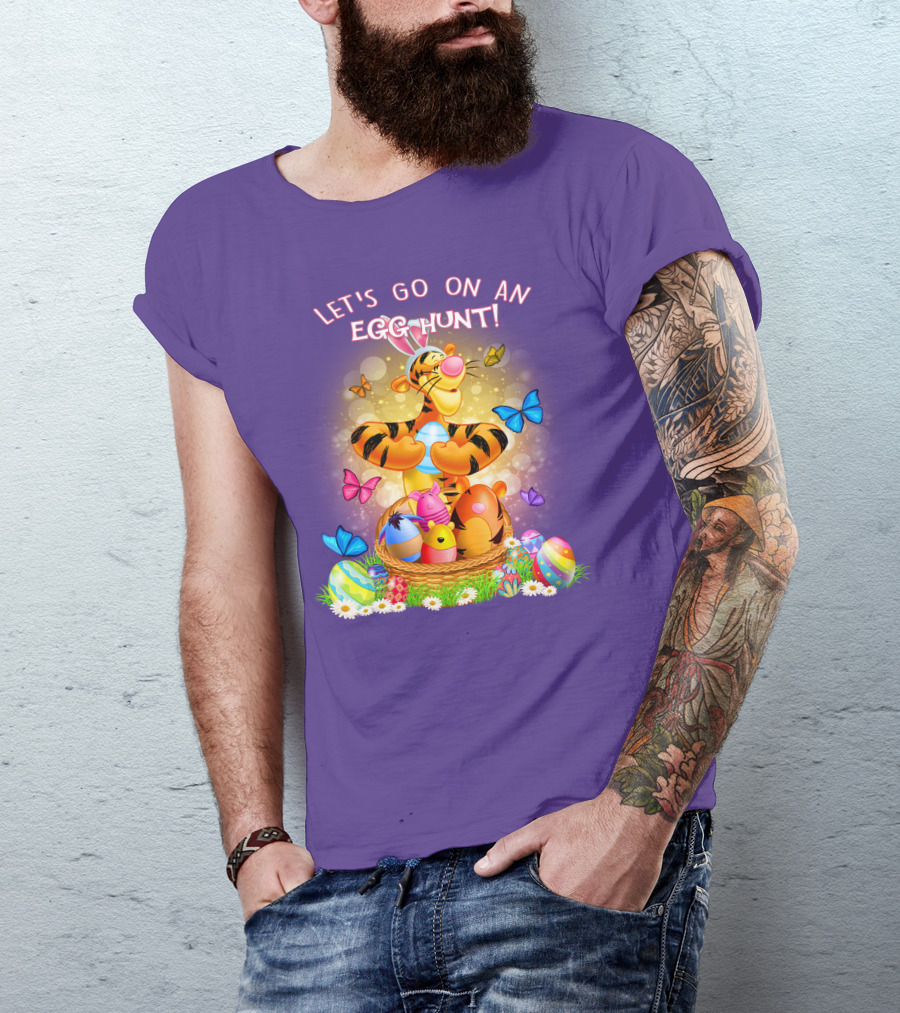 Let's Go On An Egg Hunt Tigger T-Shirt