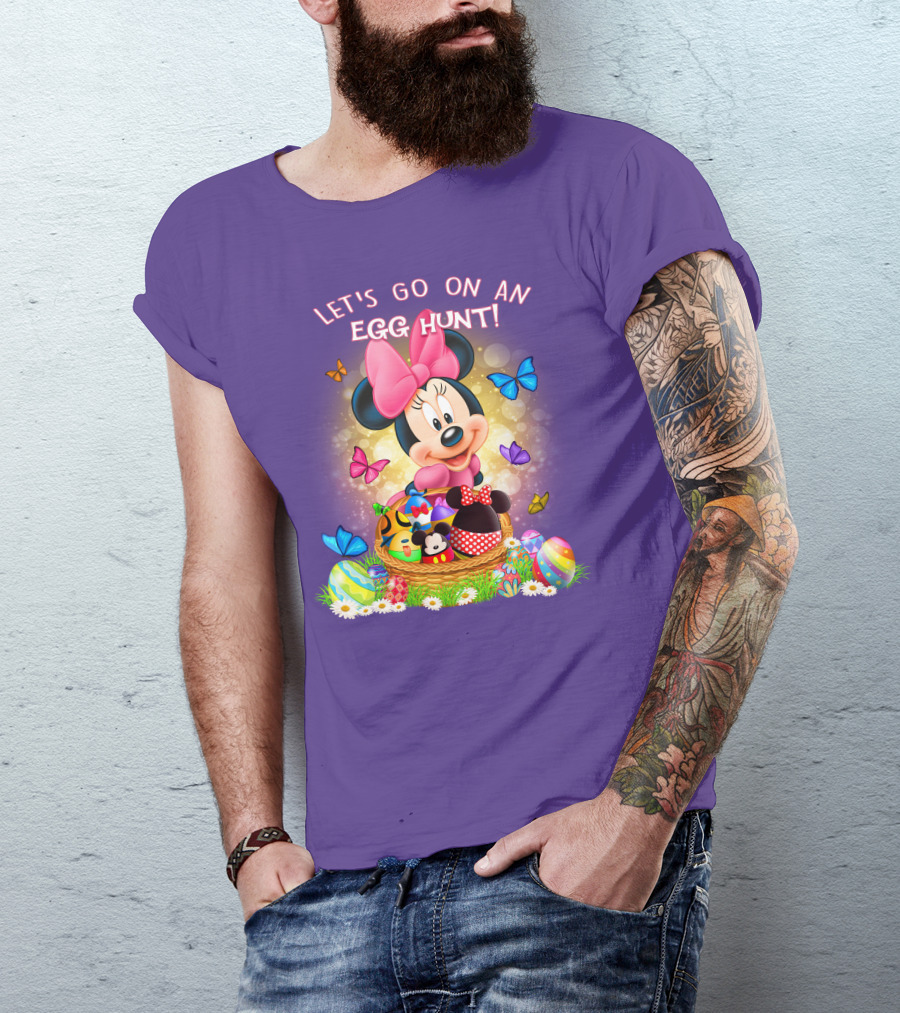 Let's Go On An Egg Hunt Minnie T-Shirt