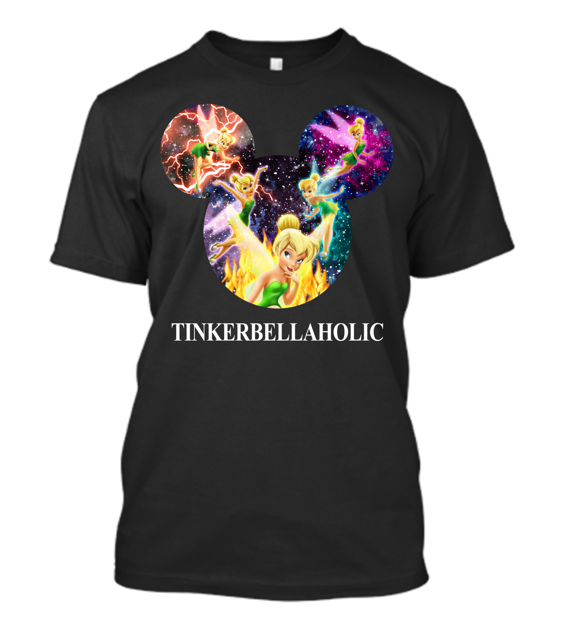 Tinkerbellaholic Tinkerbell Fantasy Galaxy Aura T-Shirt