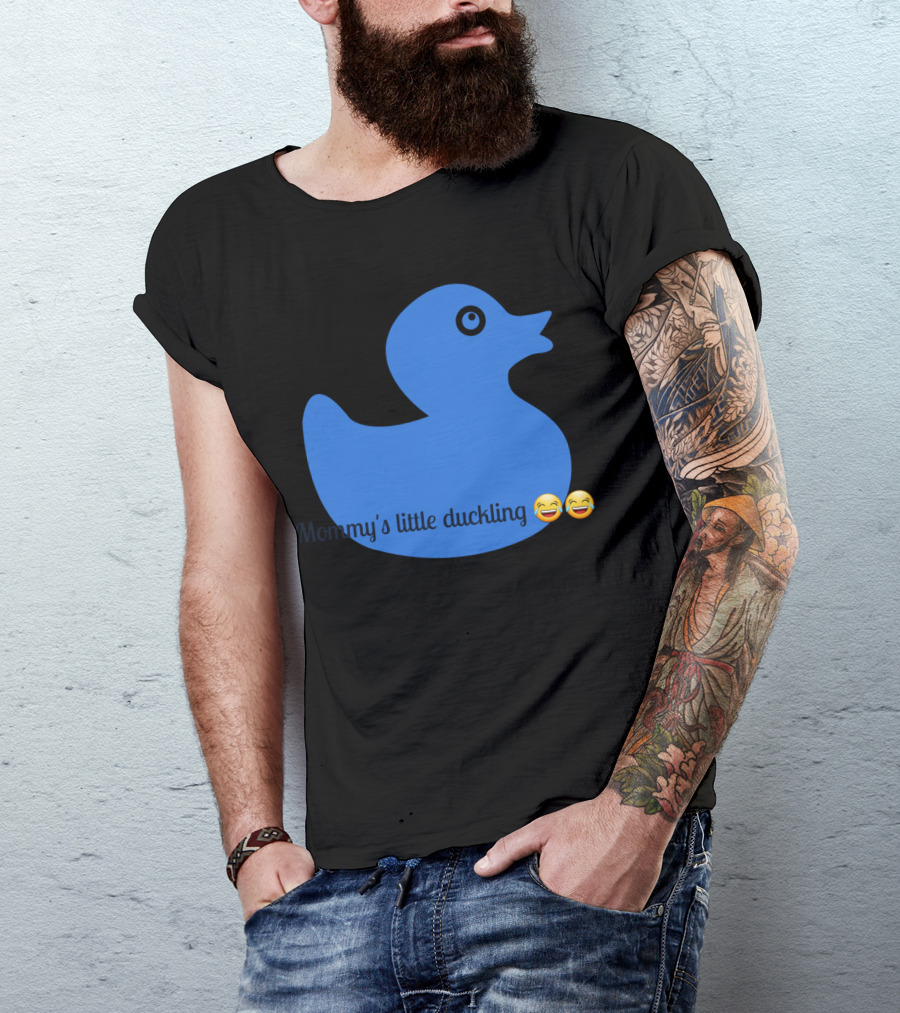 Mommy's Little Duckling Emoji Smileys T-Shirt