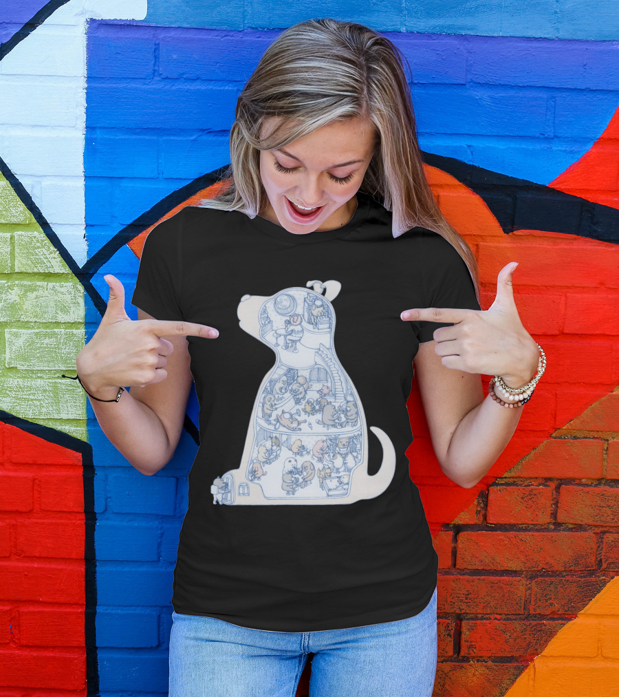My Dog And Friends Cozy House Adventure With Cute Animal Companions T-Shirt