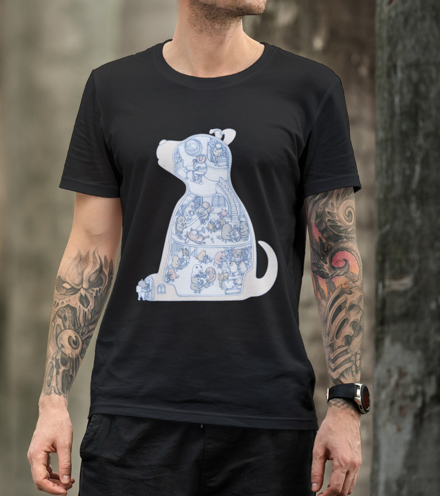 My Dog And Friends Cozy House Adventure With Cute Animal Companions T-Shirt