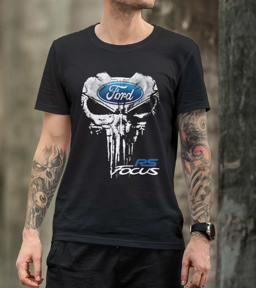 Ford Focus RS Punisher Skull T-Shirt