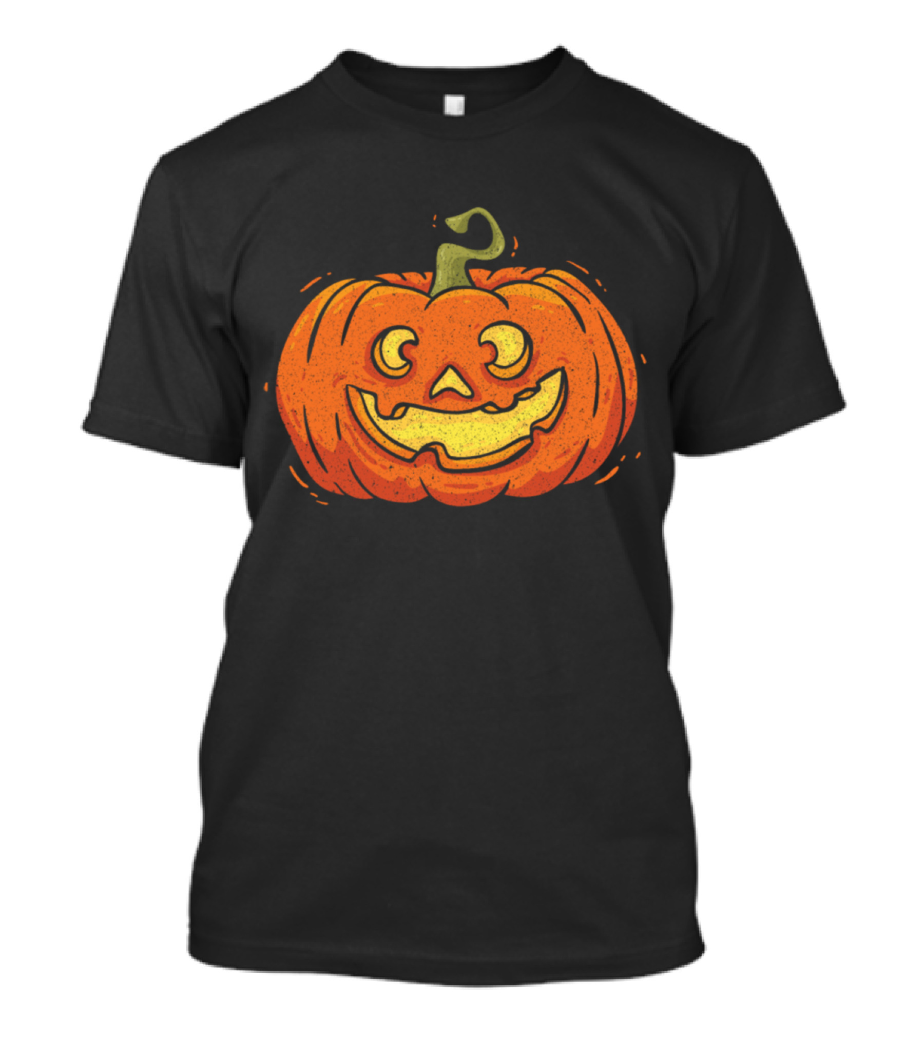 Halloween Pumpkin Funny Face Trick Or Treat T-Shirt
