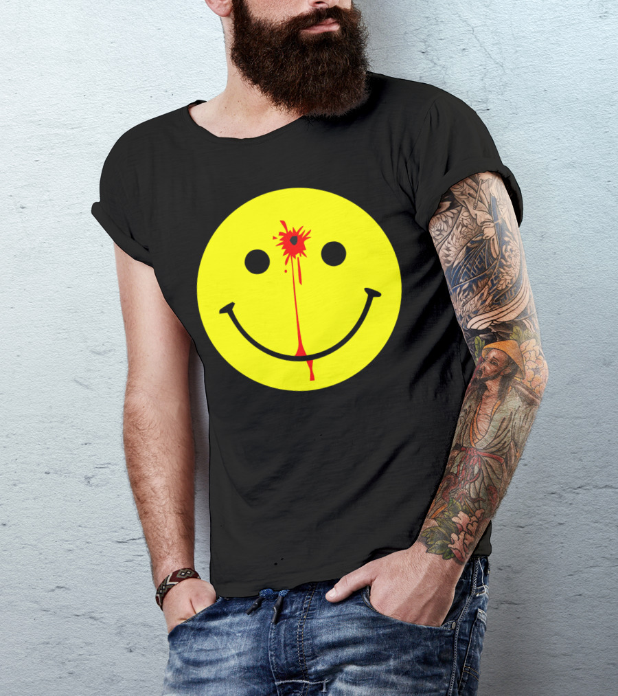 Have A Nice Day Smiley Face Blood Splatter T-Shirt
