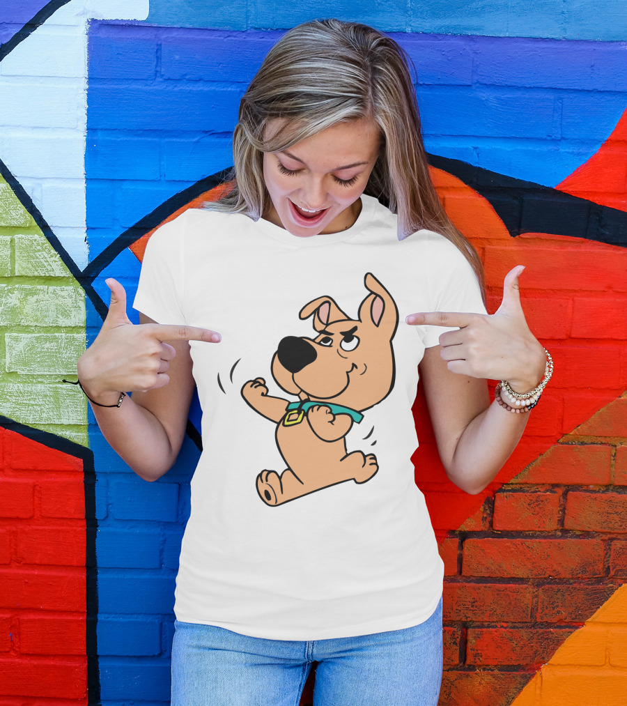 Scrappy Doo Cartoon Character From Scooby-Doo Series T-Shirt