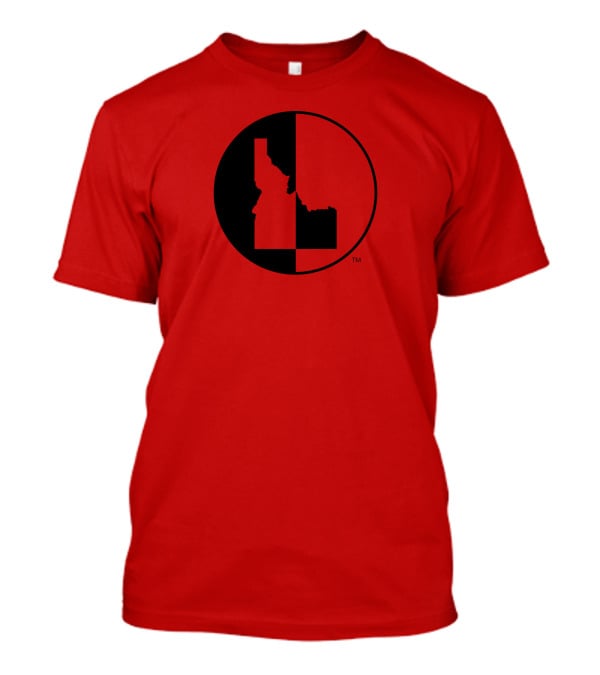 Idaho Allmade Red Black Split T-Shirt