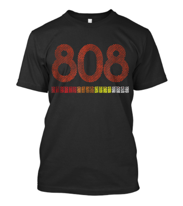 808 Retro Style Roland Electronic Drum Machine T-Shirt