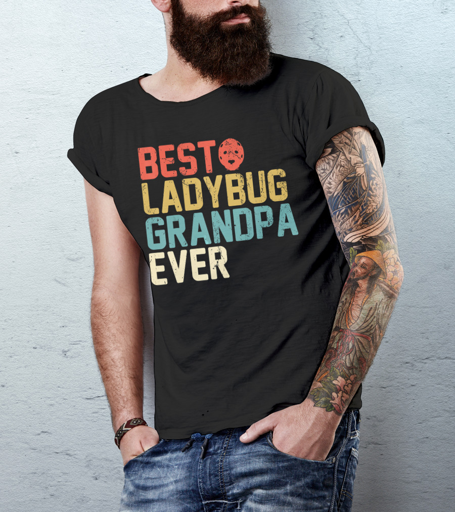 Best Ladybug Grandpa Ever T-Shirt