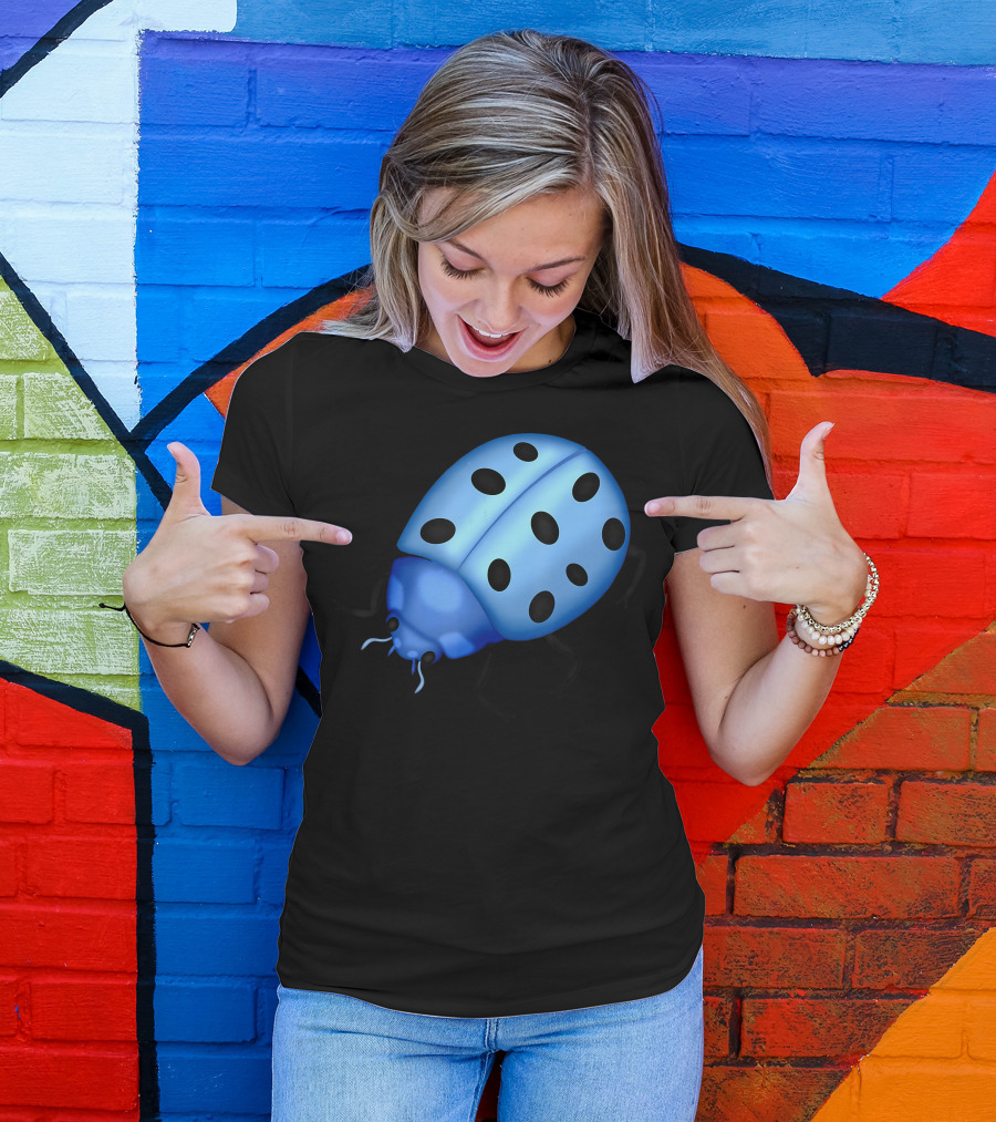 Blue Beetle Ladybug Buggy Bug T-Shirt