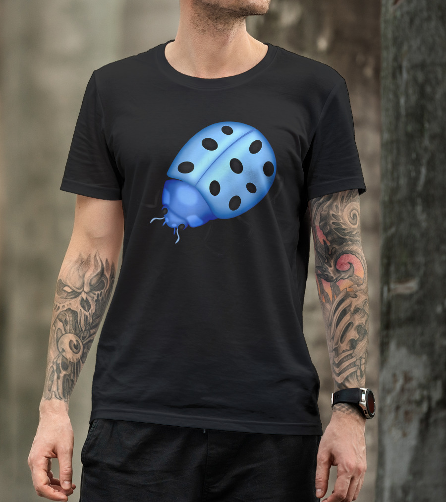 Blue Beetle Ladybug Buggy Bug T-Shirt