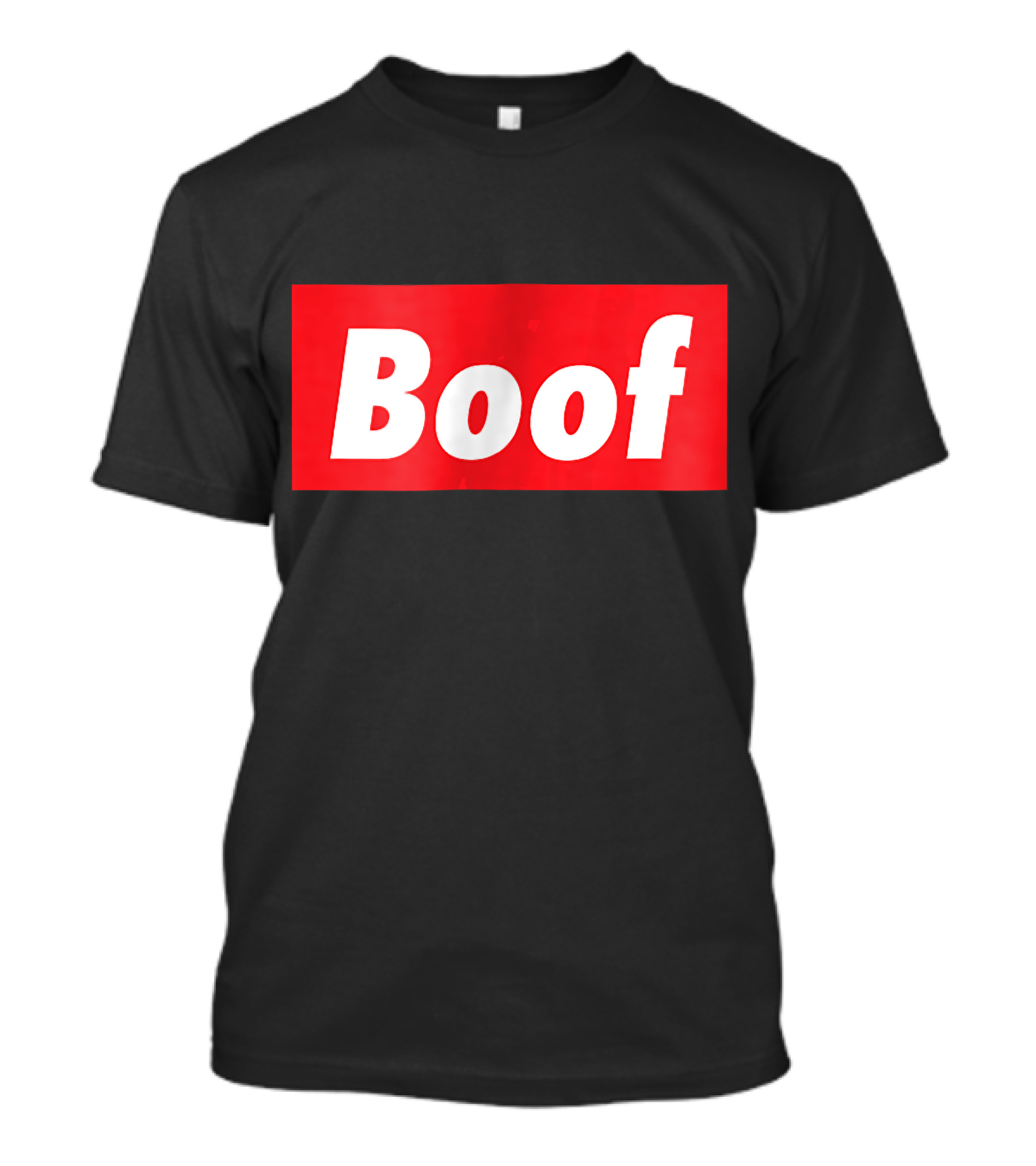 Boof Kayaking Rafting Bold Red BoxLogo T-Shirt