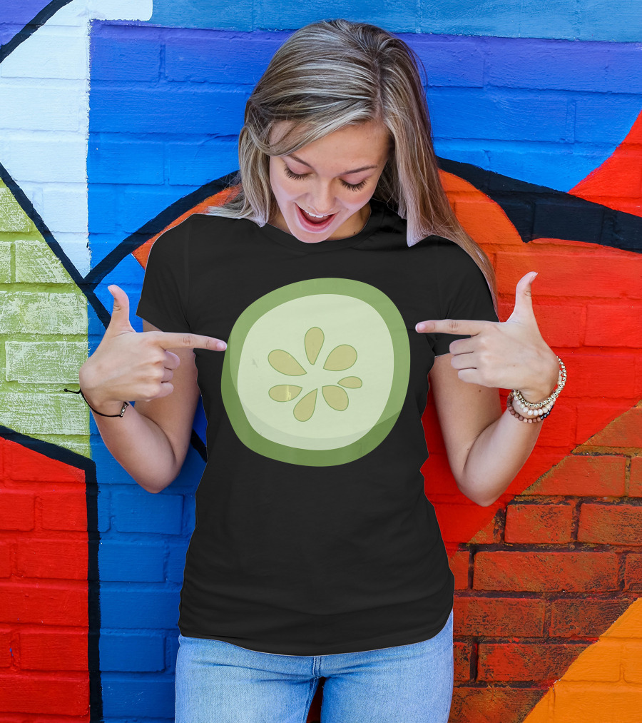 Cucumber Cool Halloween Group Couple Costume T-Shirt