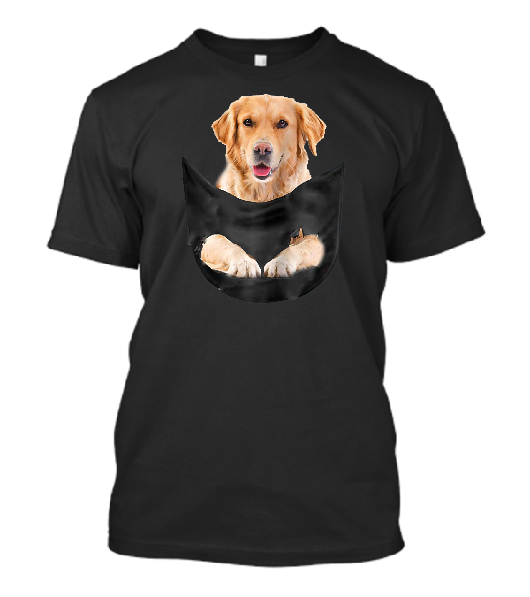 Cute Golden Retriever In Your Pocket Chr T-Shirt