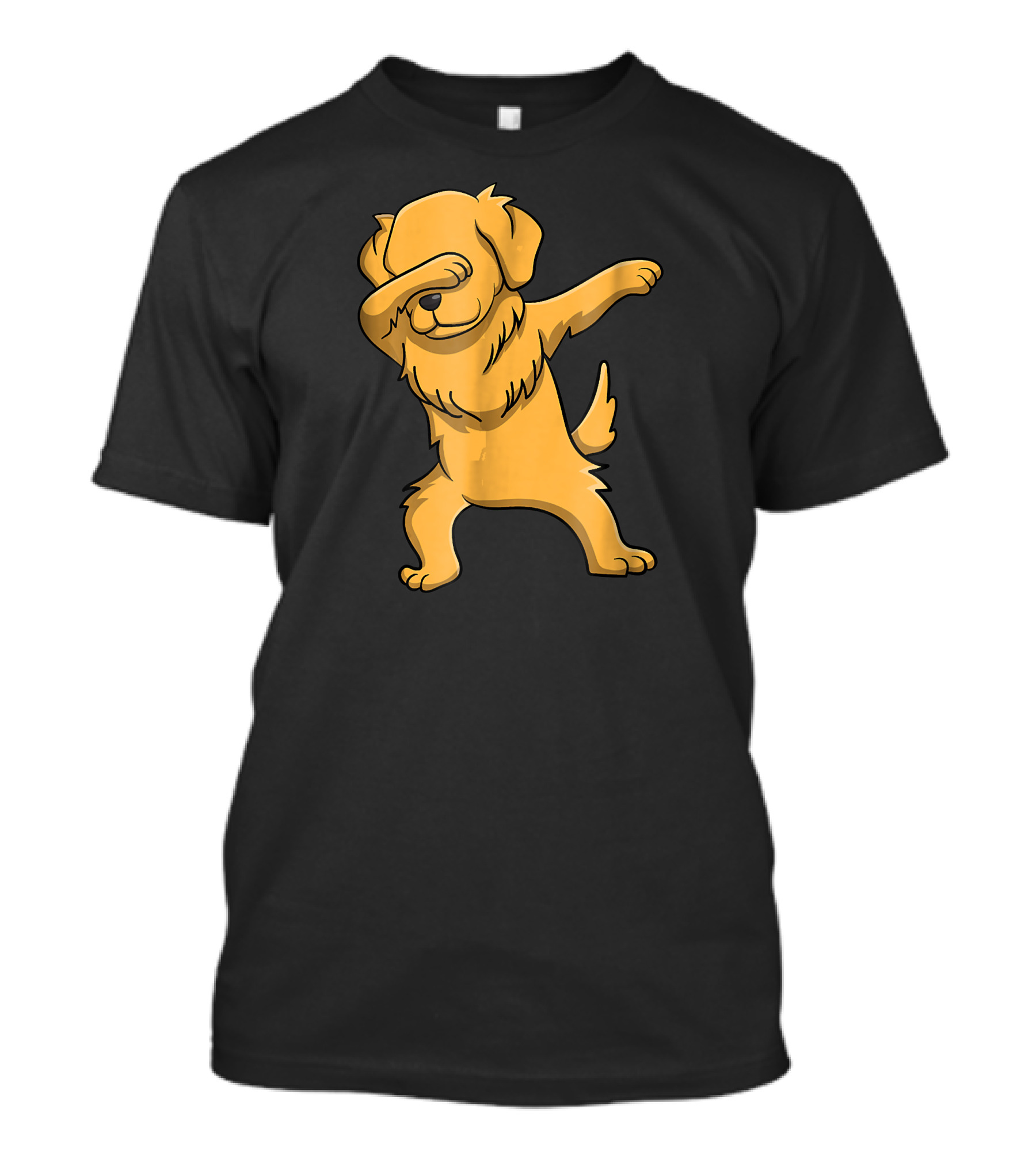 Dabbing Golden Retriever Gesture T-Shirt