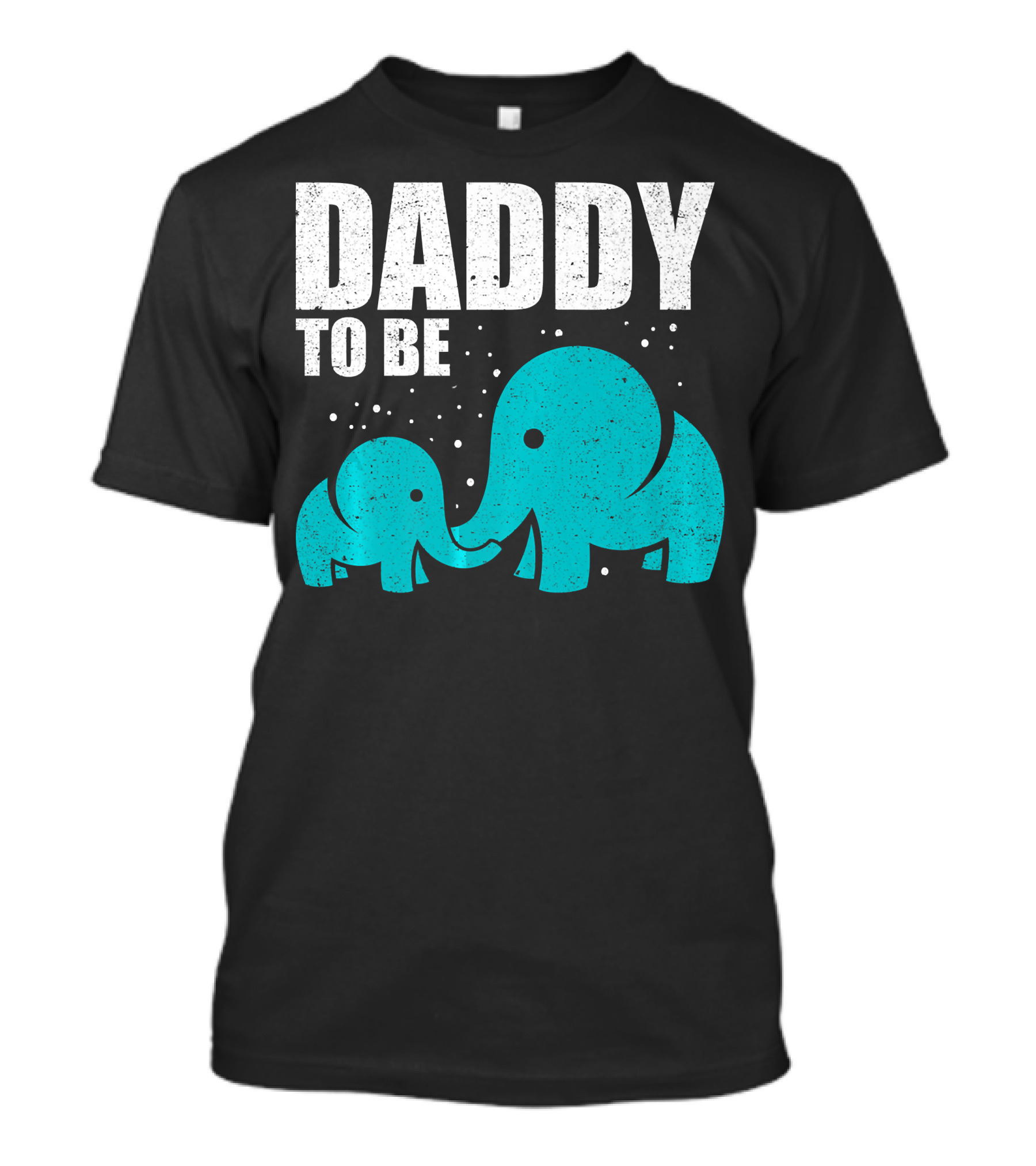 Daddy To Be Elephant Dad Father Pregnancy T-Shirt
