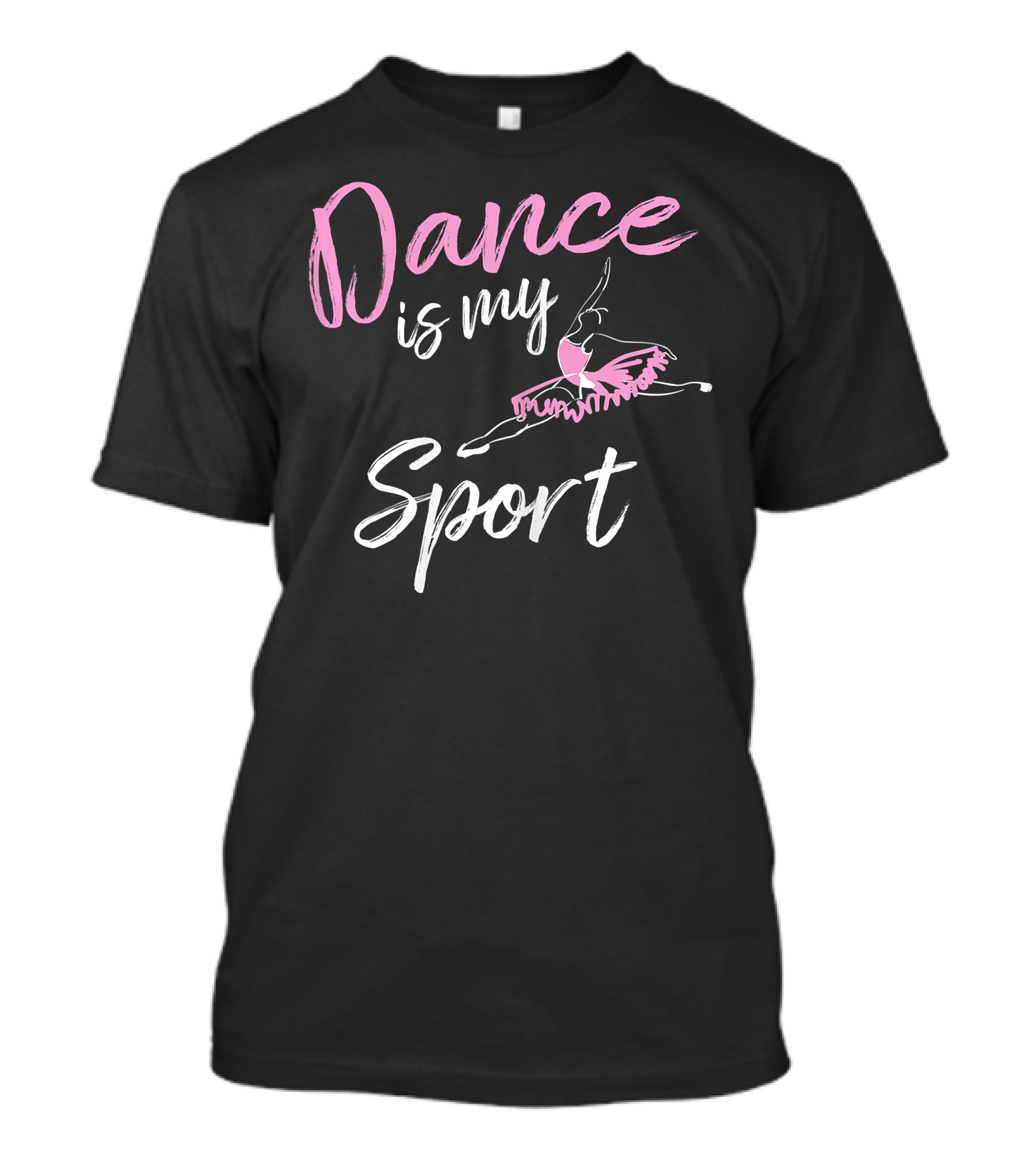 Dance Is My Sport Leaping Ballerina T-Shirt