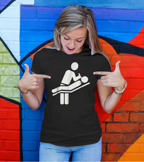 Dentist With Patient Stick Figure T-Shirt