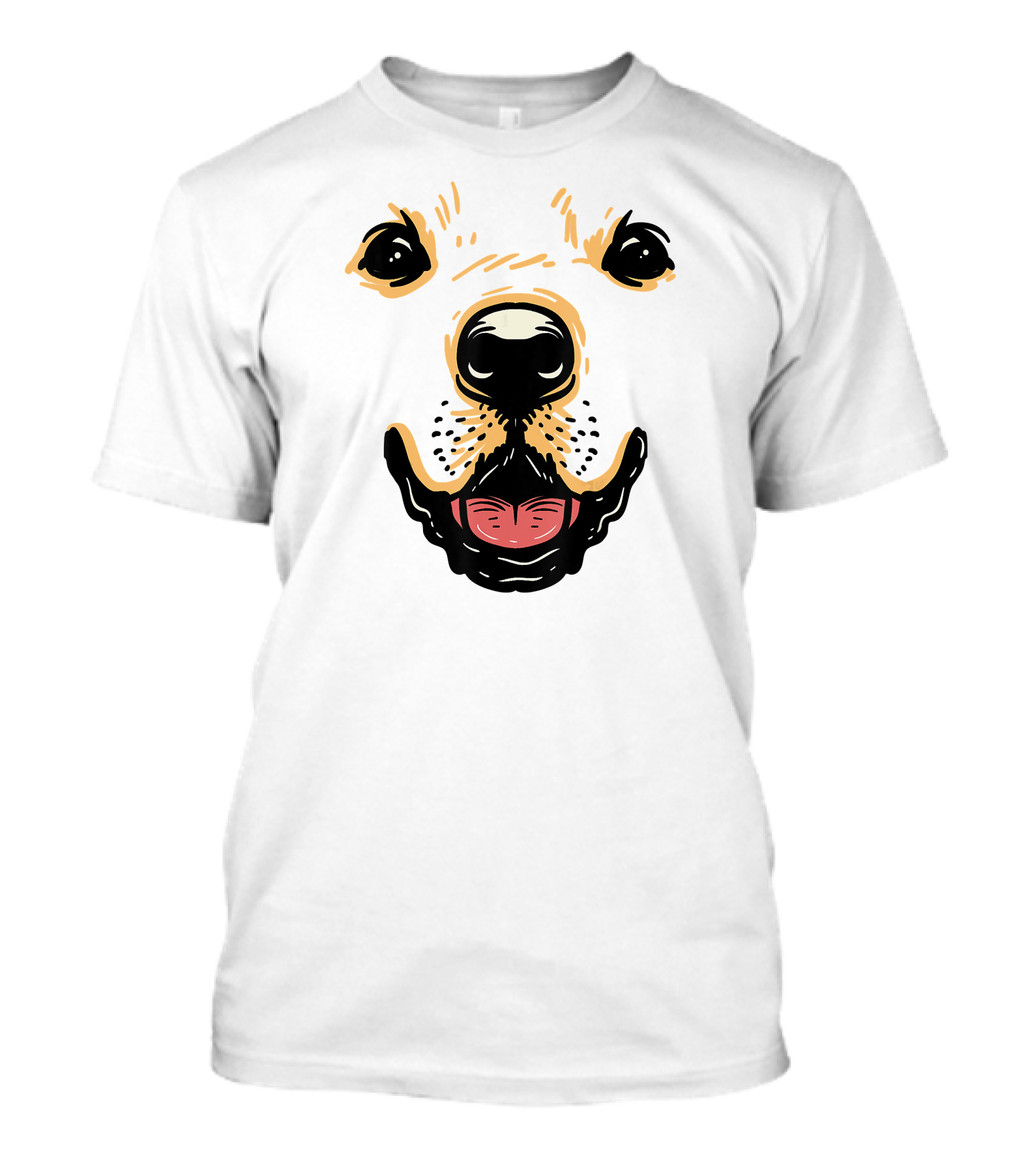 Golden Retriever Labrador Dog Face T-Shirt