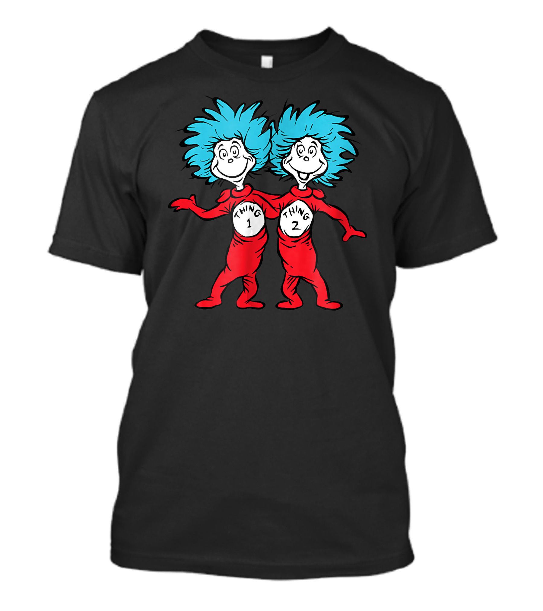 Dr Seuss Thing 1 Thing 2 Buddies Iconic Duo T-Shirt