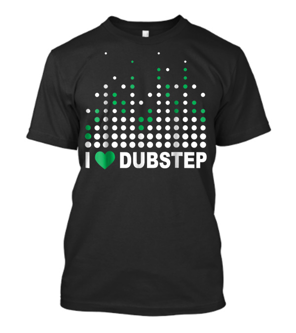 I Heart Dubstep Electronic Music Graphic Equalizer T-Shirt