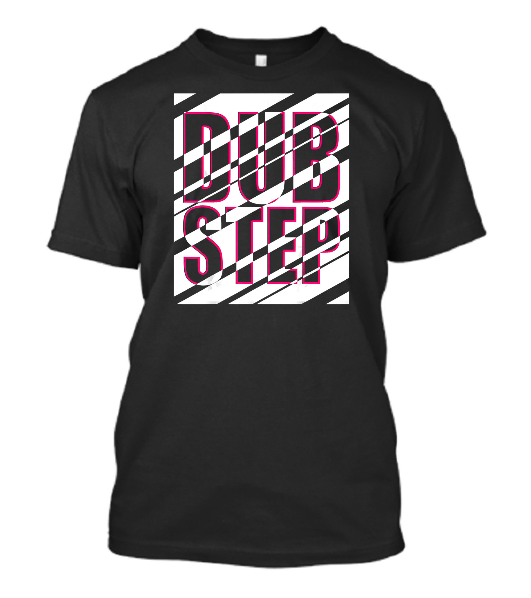 Dubstep Riddim Junglist Dnb Striped Text Block T-Shirt