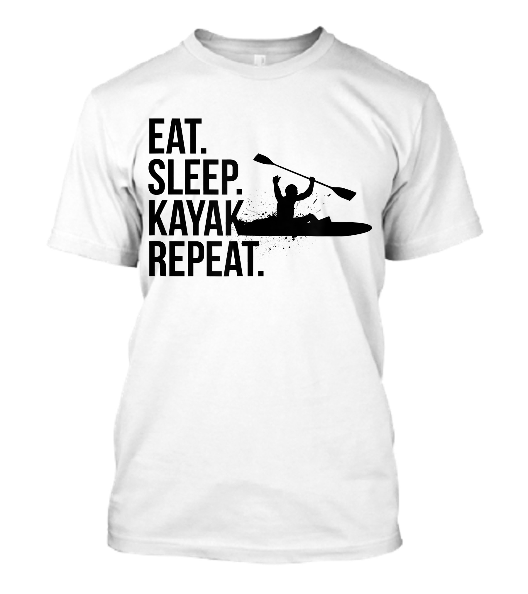Eat Sleep Kayak Repeat T-Shirt
