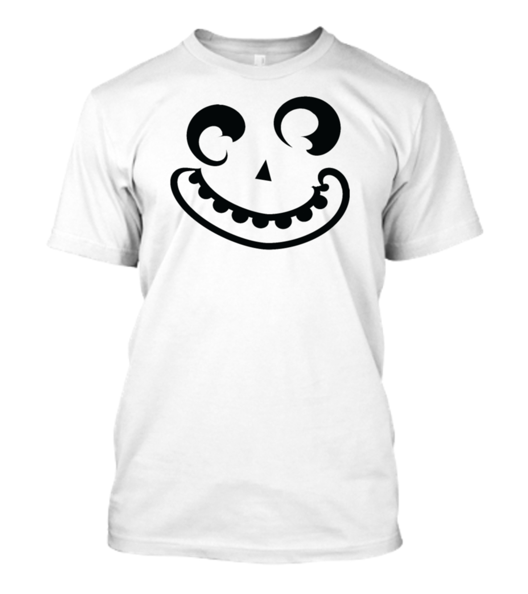 Halloween Scary Face Jack O' Lantern Pumpkin Spooky Grin T-Shirt