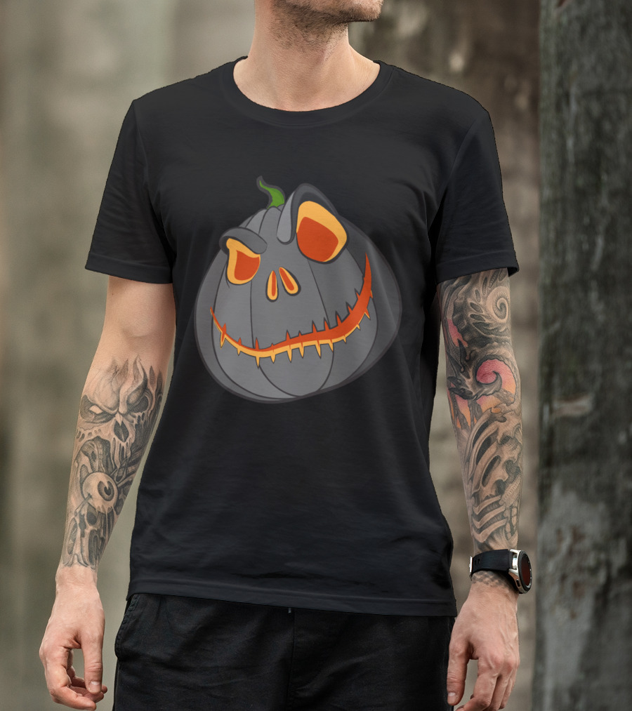 Halloween Jack-O'-Lantern Pumpkin Evil Horror Laugh T-Shirt