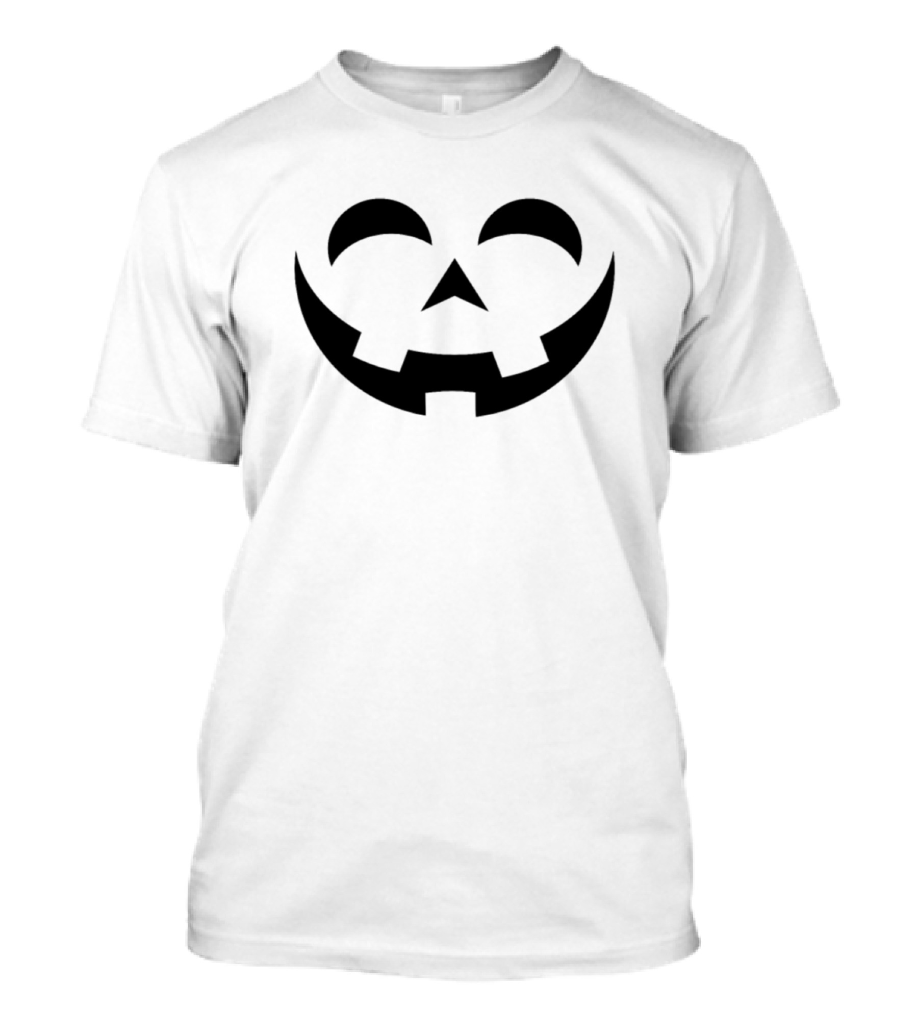 Happy Pumpkin Halloween Funny Jack O Lantern Face T-Shirt