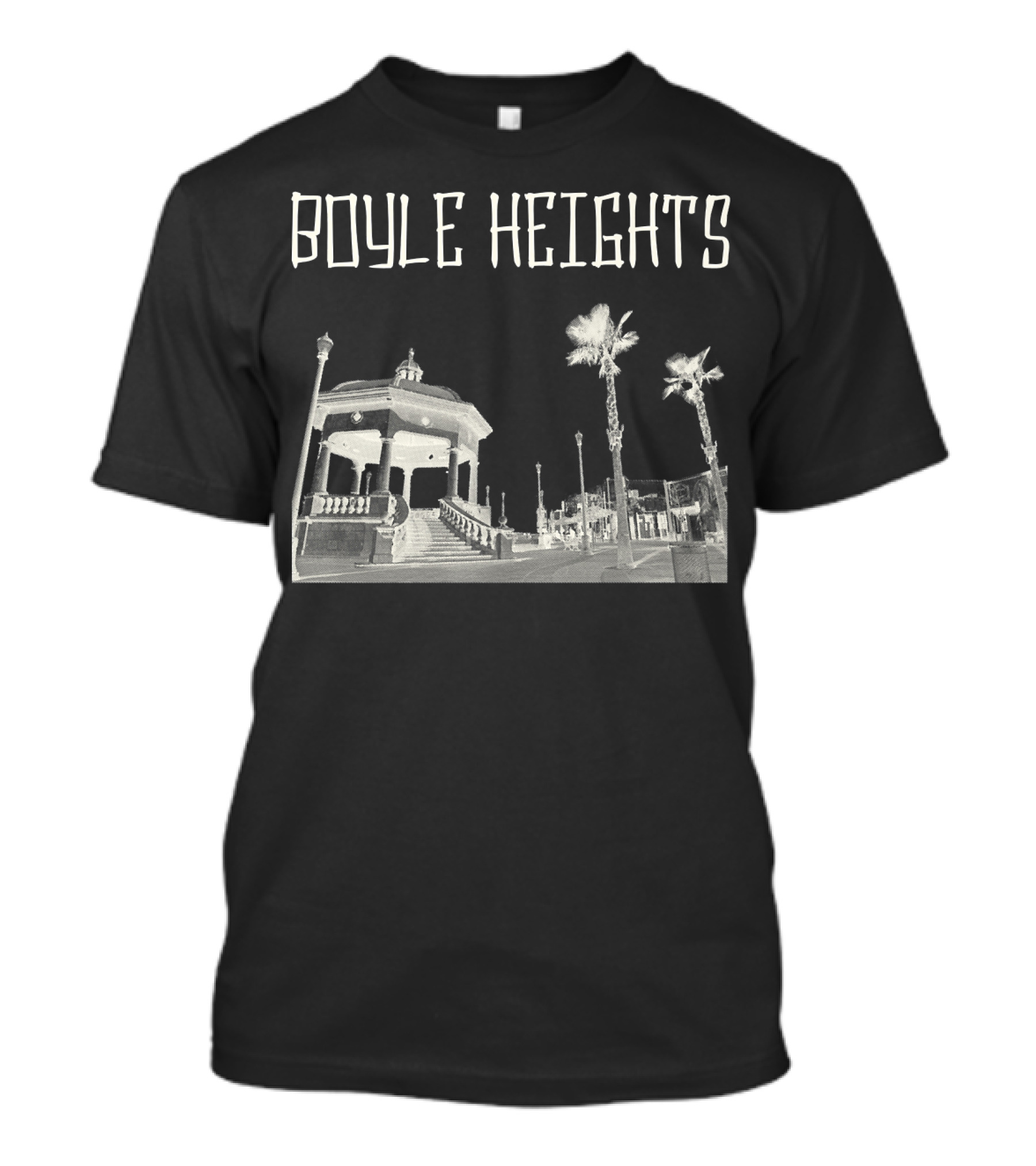 Boyle Heights East Los Angeles Landmark Palm Trees T-Shirt