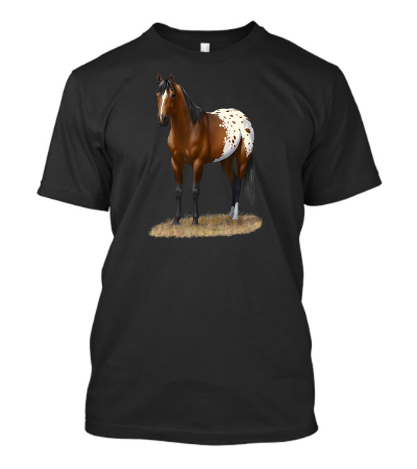 Brown Bay Appaloosa Quarter Horse Stallion T-Shirt