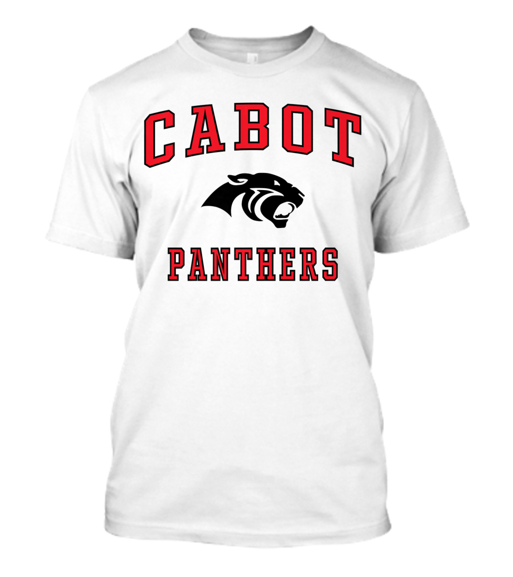 Cabot High School Panthers Red And Black T-Shirt
