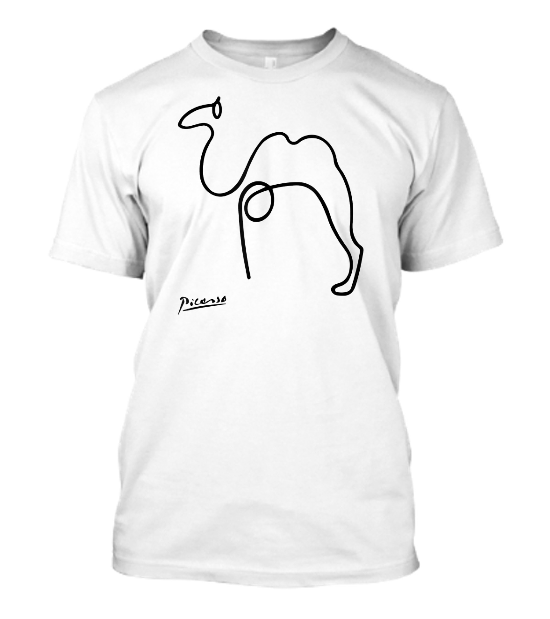 Pablo Picasso Camel Animals Sketch Picasso T-Shirt