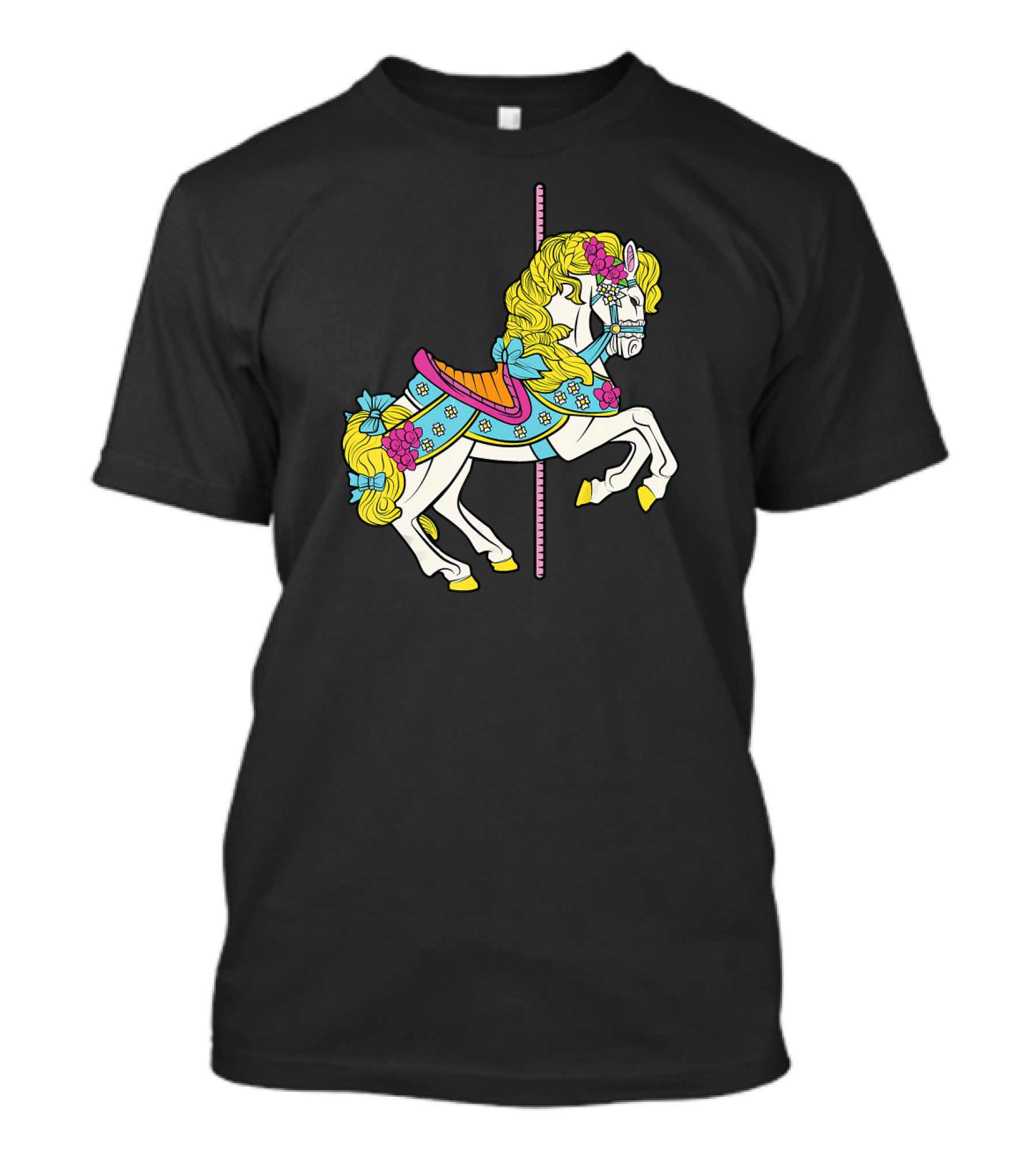 Carousel Horse Pony Carnival Rides County Fair T-Shirt