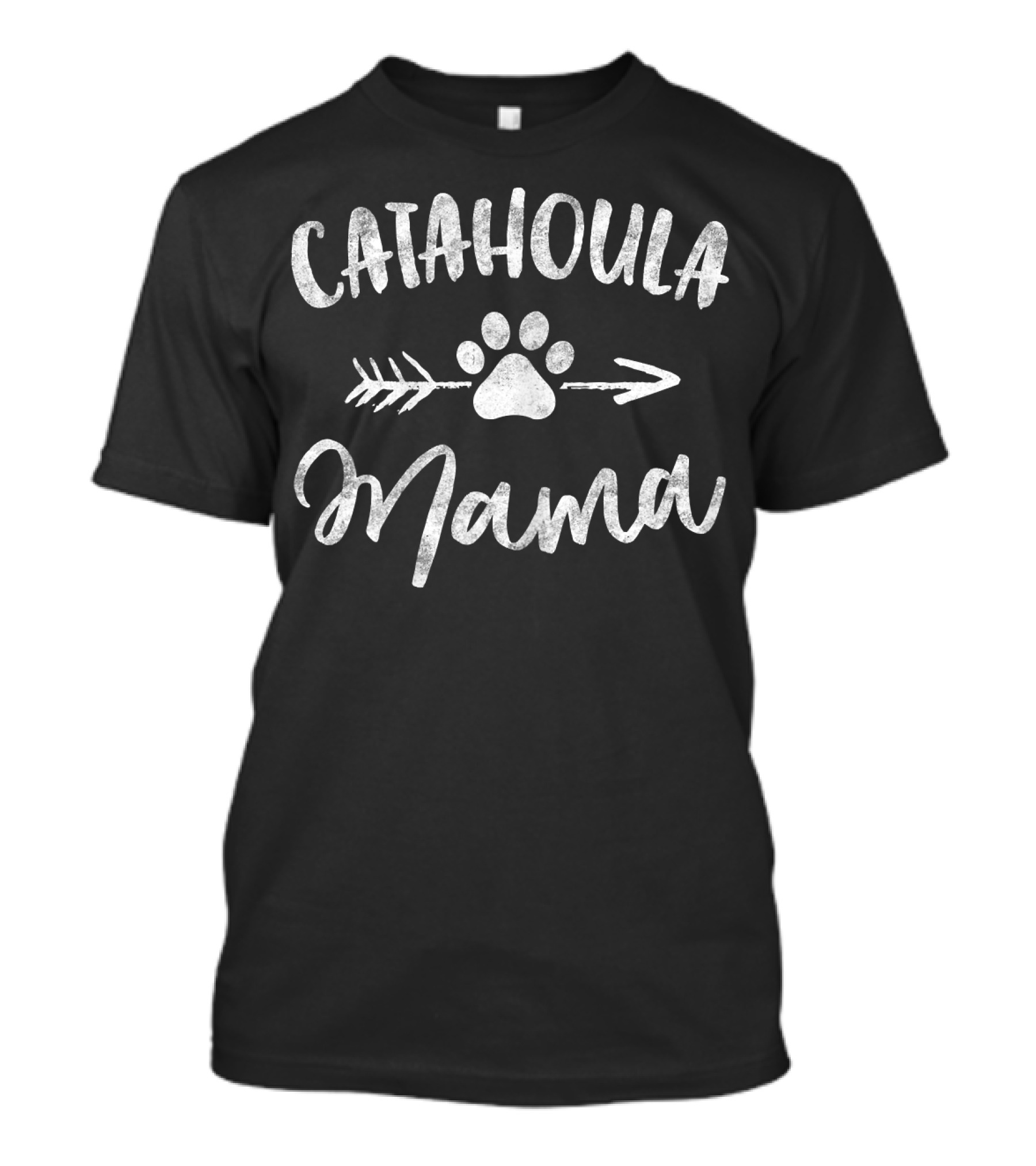 Catahoula Mama Paw Print Arrow T-Shirt