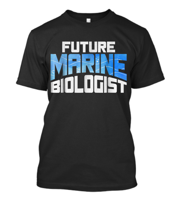 Future Marine Biologist Enthusiast Ocean Blue Burst T-Shirt